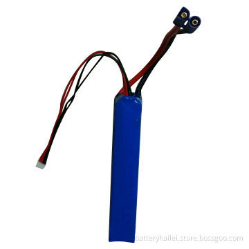 Car emergency started polymer Lithium-ion battery pack, GSP0742125 cells, 11.1V voltage, 4000mAh